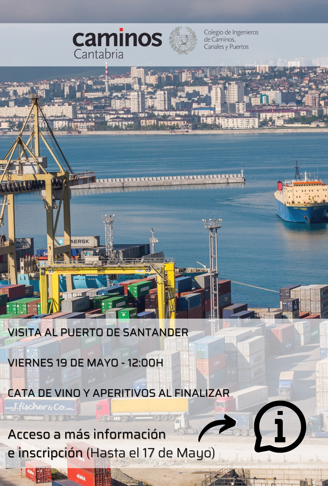 Ciclo de visitas a obras: Puerto de Santander