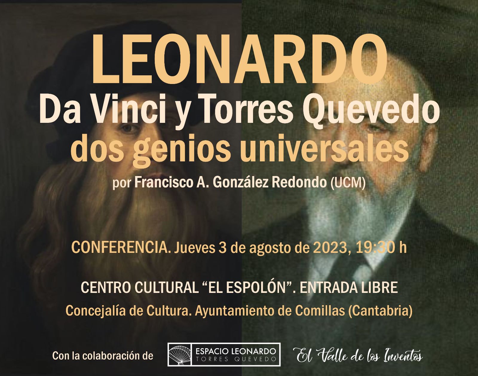 Conferencia 'Leonardo Da Vinci y Torres Quevedo, dos genios universales'