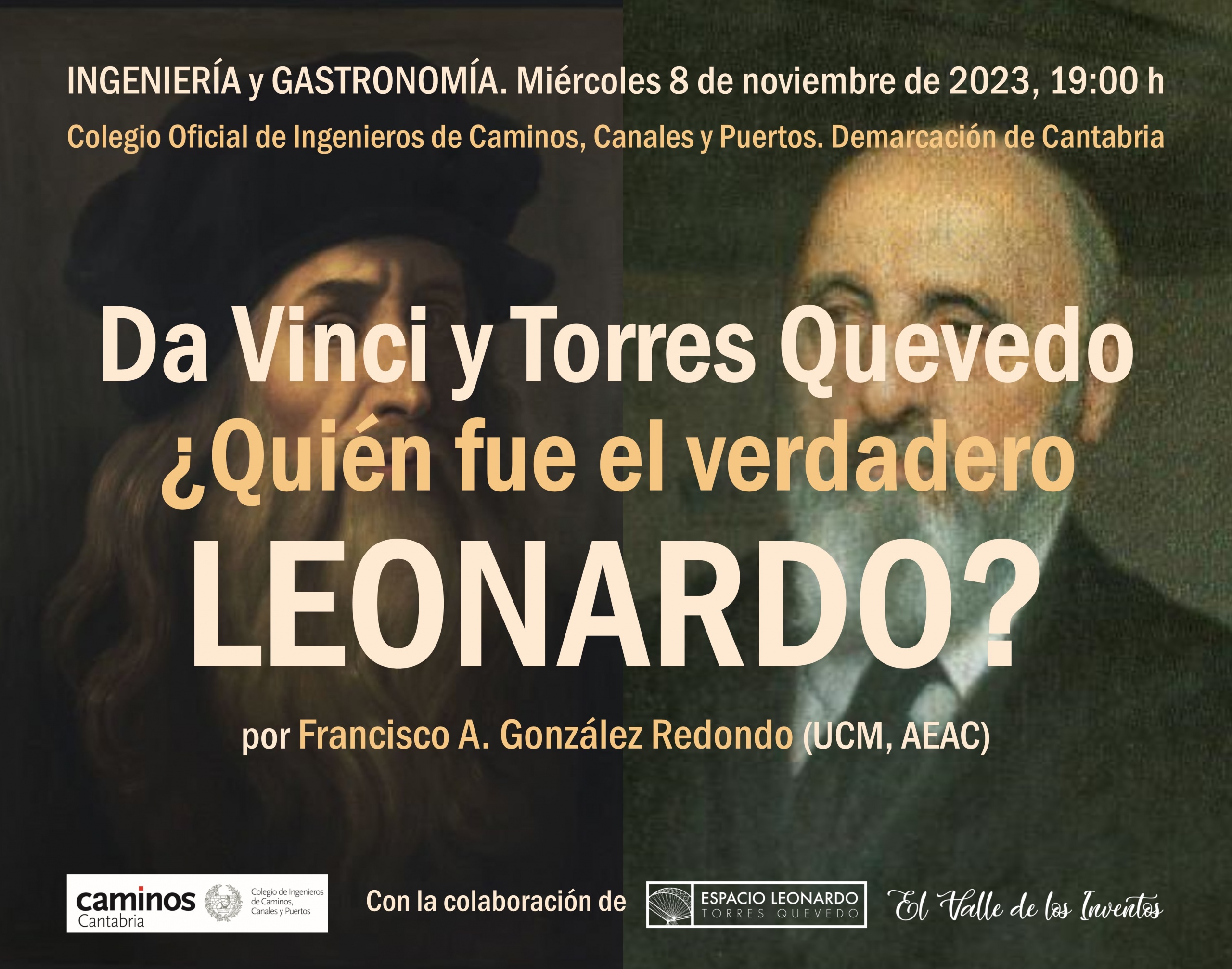 Jornada Ingeniería y Gastronomía: ‘Da Vinci y Torres Quevedo, en buena lid’